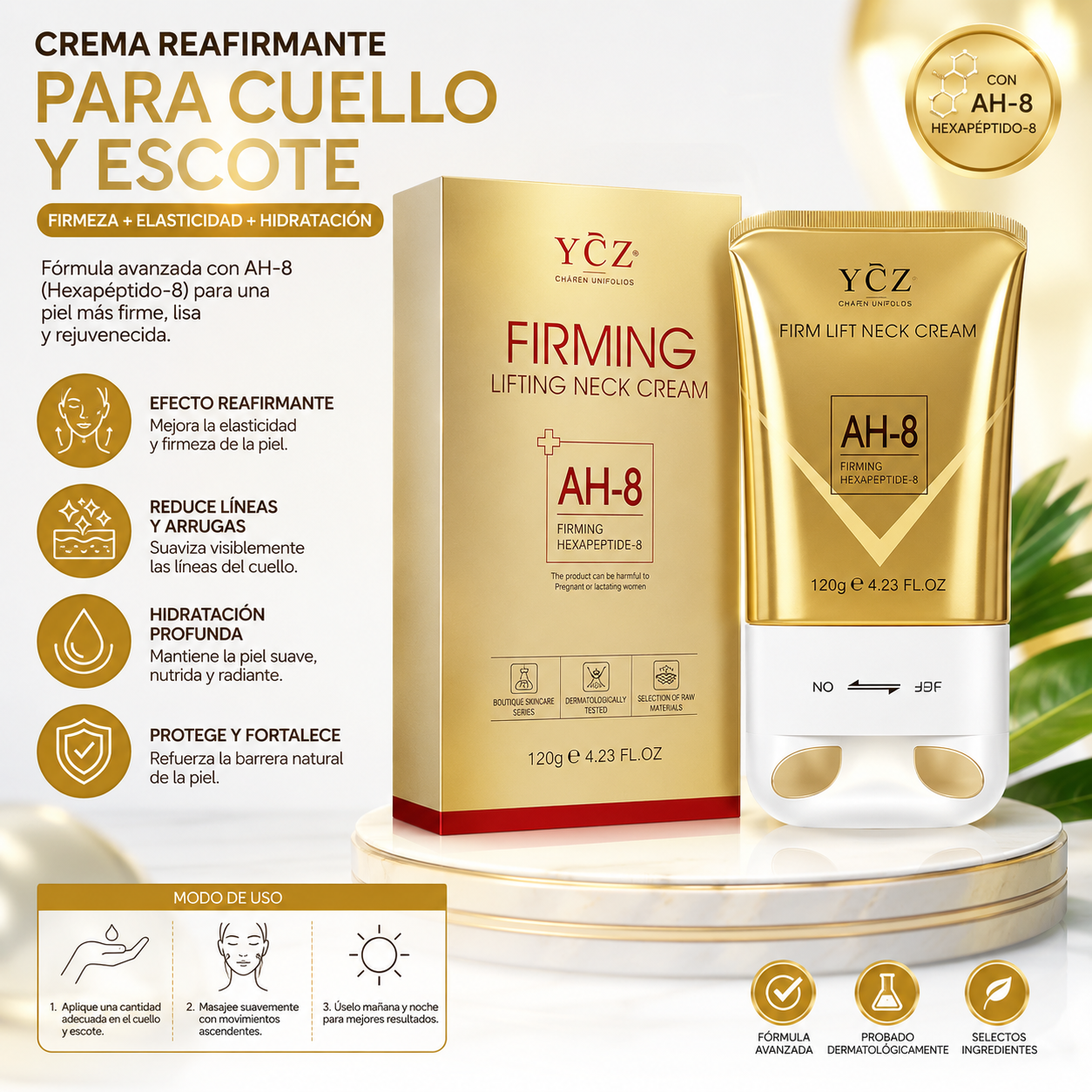 Crema Ycz Reafirmante Para Cuello
